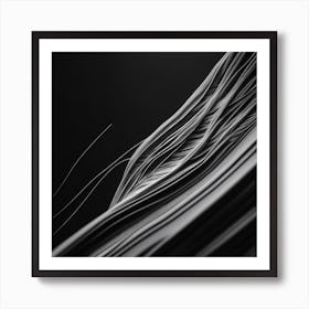 Abstract Black And White Photo Art Print