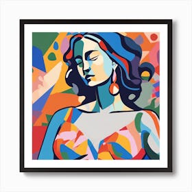 Woman In A Bikini 12 Art Print