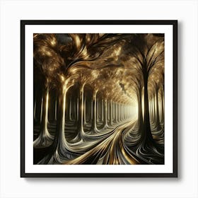 Forest Of Trees 9 Art Print