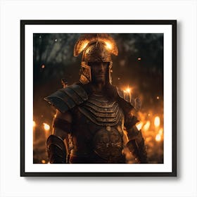 Sparta Warrior Art Print