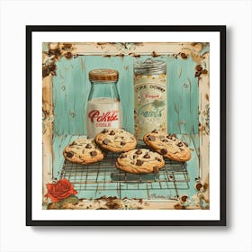 Chocolate Chip Cookies Art Print