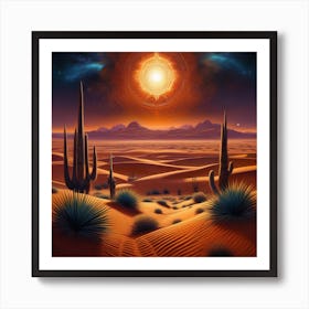 Desert Landscape 73 Art Print