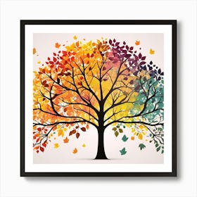 Autumn Tree Art Print