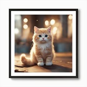 Cute Kitten 17 Art Print