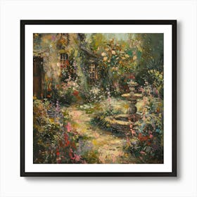 Flower Symphony Botanical Garden 3 Art Print