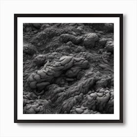 Texture Of A Mountain Art Print