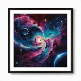 Nebula 5 Art Print