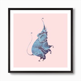 Elephant Art Print I