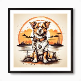 cute dog Art Print