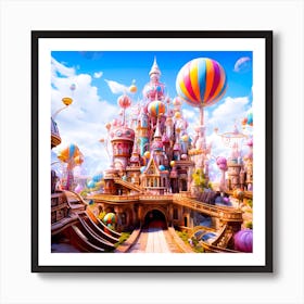 Candy World Art Print