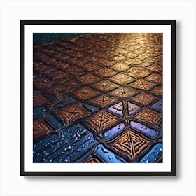 Tiled Floor Art Print