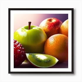 Fruit Hd Wallpaper Art Print