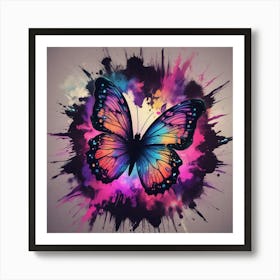 Butterfly Painting 236 Art Print