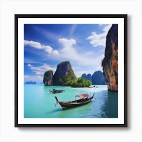 Thailand landscape Art Print