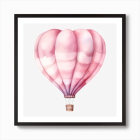 Pink Hot Air Balloon 5 Art Print