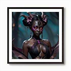 Demon Girl Art Print