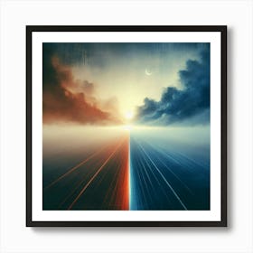 Futuristic Space Art Print