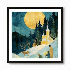 Nativity Scene 18 Art Print