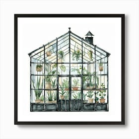 Greenhouse 4 Art Print