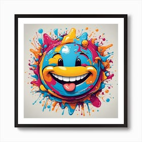 Smiley Face 6 Art Print