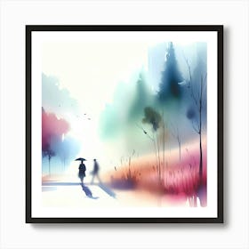 Watercolor Painting 18 Art Print