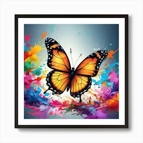 Colorful Butterfly 69 Póster