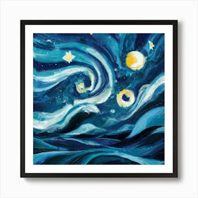 Starry Night 1 Art Print