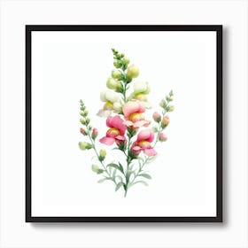 Flower of Snap-dragon 2 Art Print