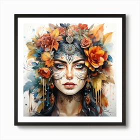 Day Of The Dead Girl 2 Art Print