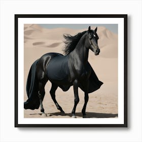 Black Arabic Art Print