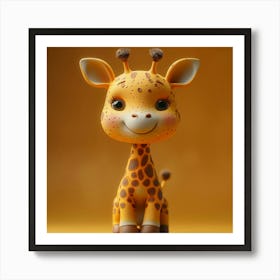 Giraffe 86 Art Print