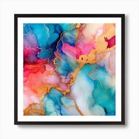 Abstract Watercolor Painting 7 Art Print