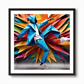 Origami Dancer 117 Art Print