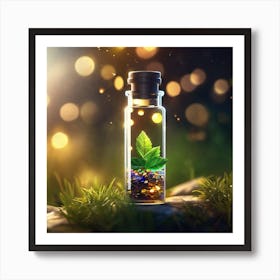 Life in a bottle Art Print