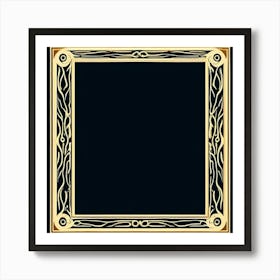 Deco Frame 3 Art Print