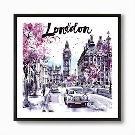 London In Spring Art Print