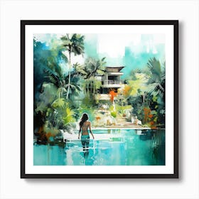 Asian Paradise Art Print