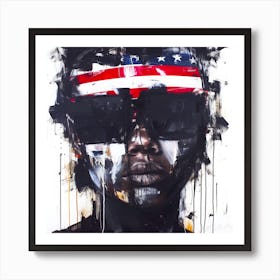 Patriotic American - American Zeal Art Print