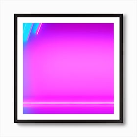 Neon Light Background 3 Art Print