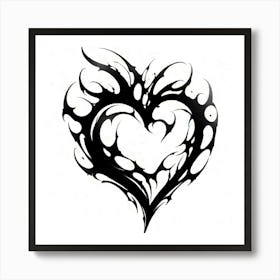 Heart Tattoo Designs 1 Art Print