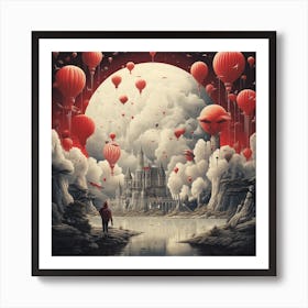 London Skyline Art Print