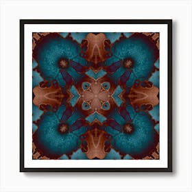 Delicate Blue Pattern Art Print