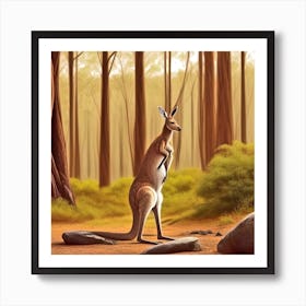 Kangaroo 1 Art Print