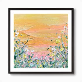 Pink Sky Sunset Art Print