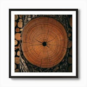 Firefly Tree, Pattern, Material, Background, Natural, Trunk, Abstract, Old, Wood, Brown, Nature, Rou (8) Art Print