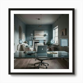 Home Office 16 Art Print