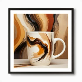 Coffee Mug Painting 3 Art Print