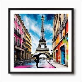 Paris Eiffel Tower 14 Art Print