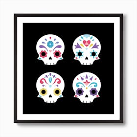 Sugar Skulls Art Print