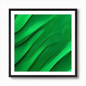 Abstract Green Background Art Print